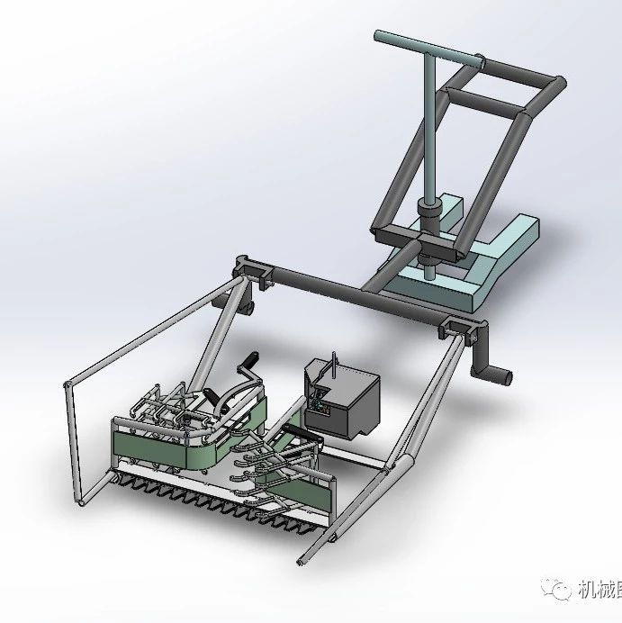 【农业机械】饲料草料处理加工机3D数模图纸 STEP格式