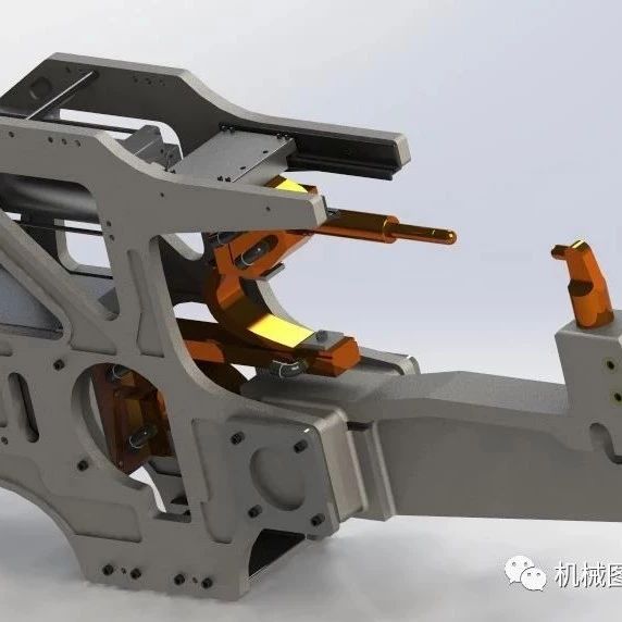 【工程机械】机器人柔性焊钳模型3D图纸 Solidworks设计 附STEP