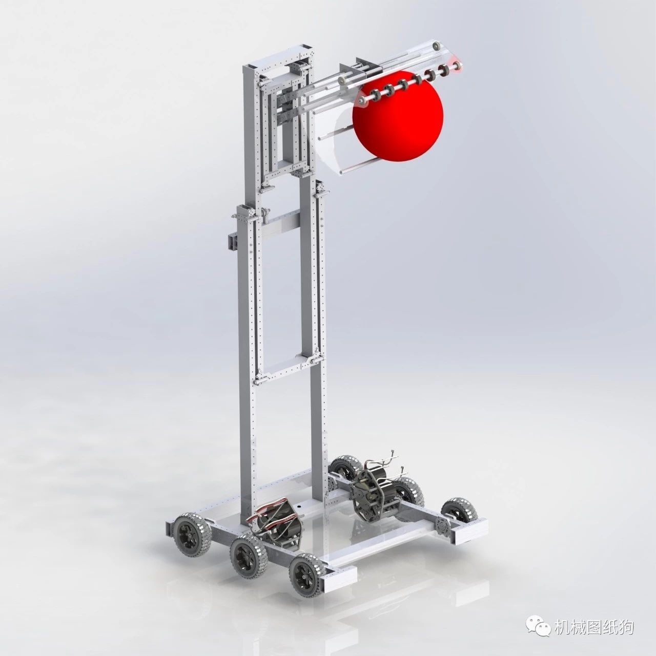 【机器人】2019 611 Saxons机器人车3D数模图纸 STEP格式