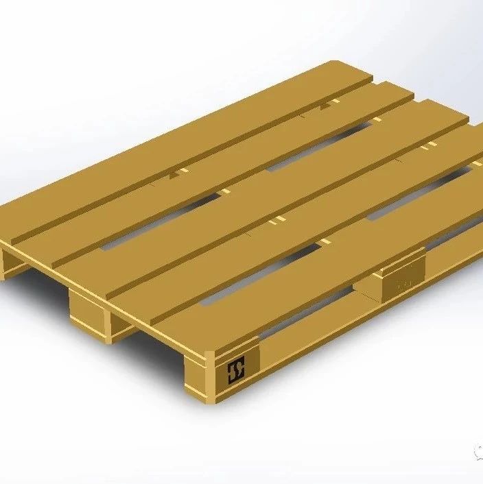 【工程机械】运货板 托盘模型3D图纸 Solidworks设计