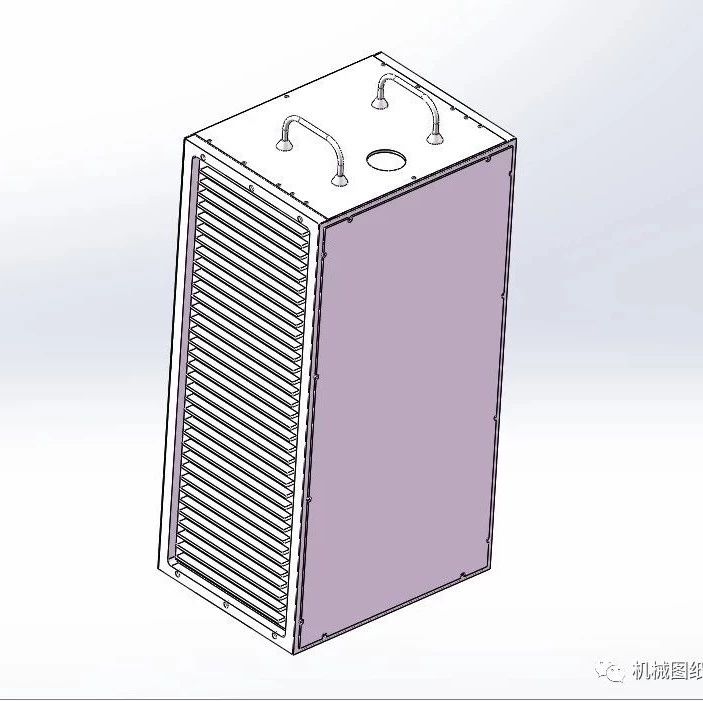 【工程机械】ATR标准机箱钣金结构3D图纸 Solidworks设计 附STEP