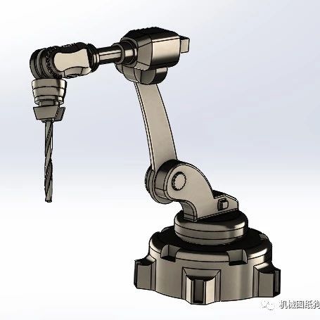 【机器人】kol钻头机械臂3D数模图纸 Solidworks设计