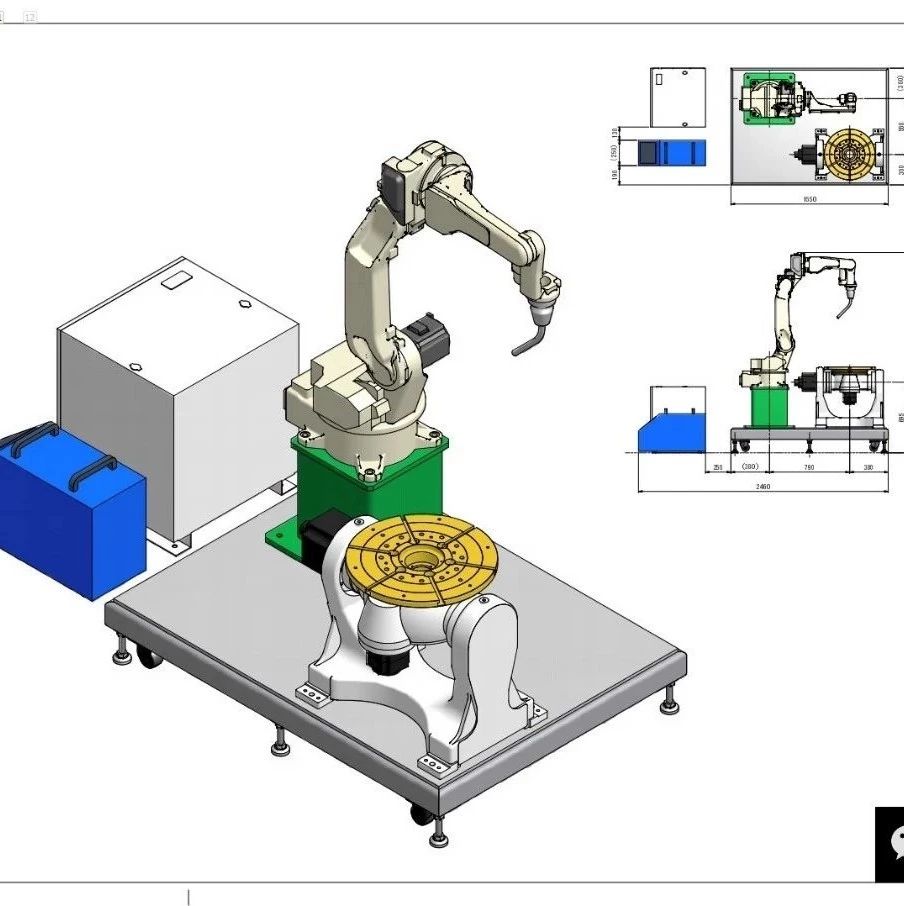 【机器人】Work Stand机器人工作台3D数模图纸 STP格式