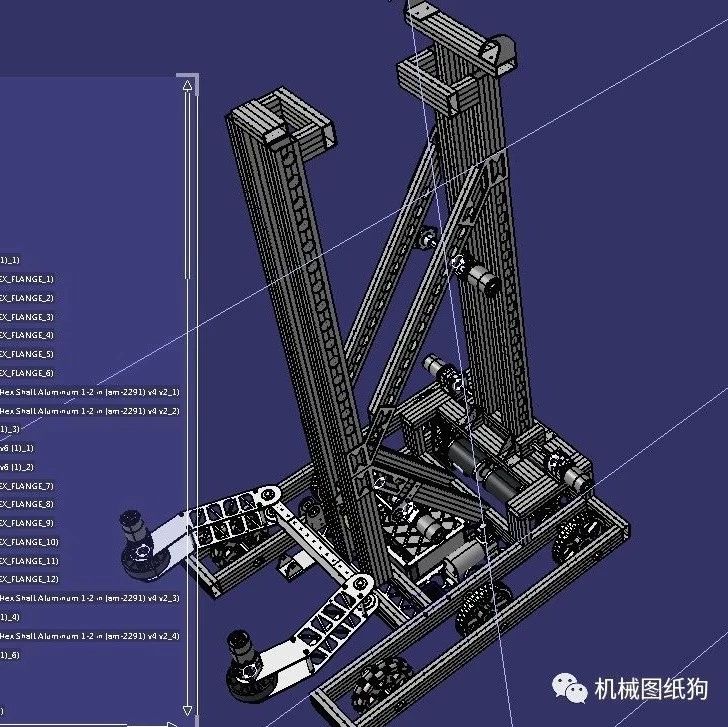 【机器人】2018 FRC 4635号机器人车3D数模图纸 STP格式