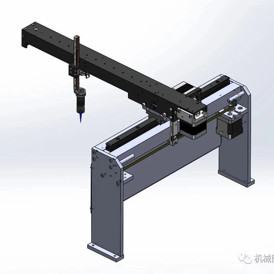 【工程机械】Trombolyzer三轴CNC机械臂3D数模图纸 STEP IGS等格式