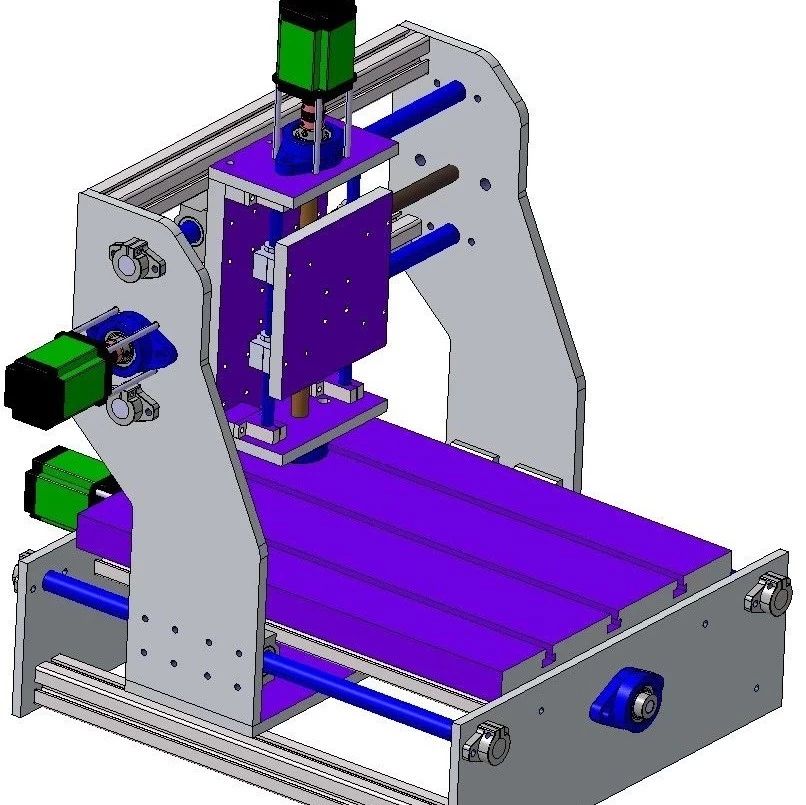 【工程机械】教学使用数控机床3D数模图纸 CATIA设计