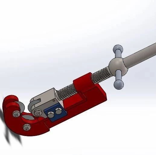 【工程机械】管子切割工具管切割刀3D数模图纸 Solidworks设计