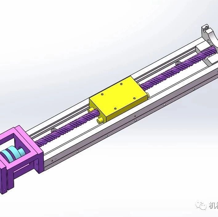 【工程机械】KK8620长440线性模组3D模型图纸 Solidworks设计