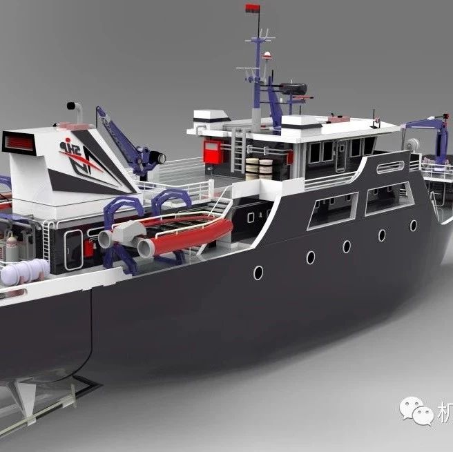 【海洋船舶】uss lka 114 h.f海洋船舶3D数模图纸 STP格式
