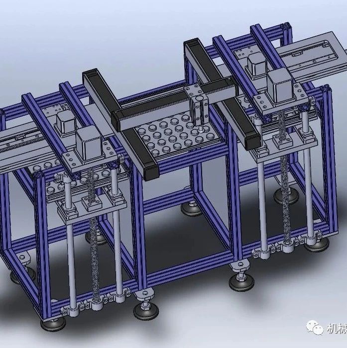 【非标数模】自动上料机3D数模图纸 Solidworks设计