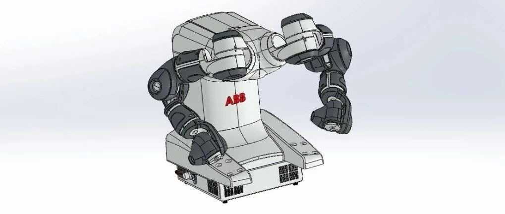 【机器人】ABB IRB 14000 yumi双臂机器人造型3D数模 Solidworks设计 