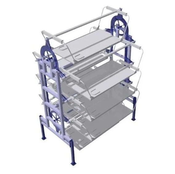 【工程机械】多层停车系统简易立体停**3D数模图纸 STP格式