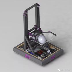 【机器人】CADAthon 2018 mpd-SB机器人车3D图纸 Solidworks设计 