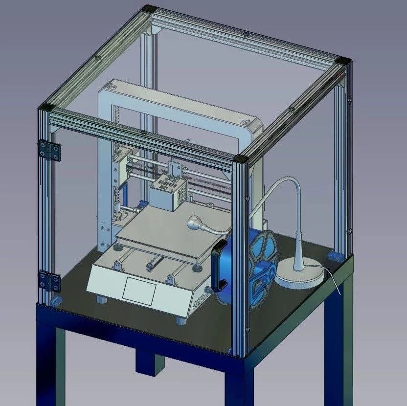 【工程机械】Anycubic Enclosure 3D打印机模型三维图纸 STP格式