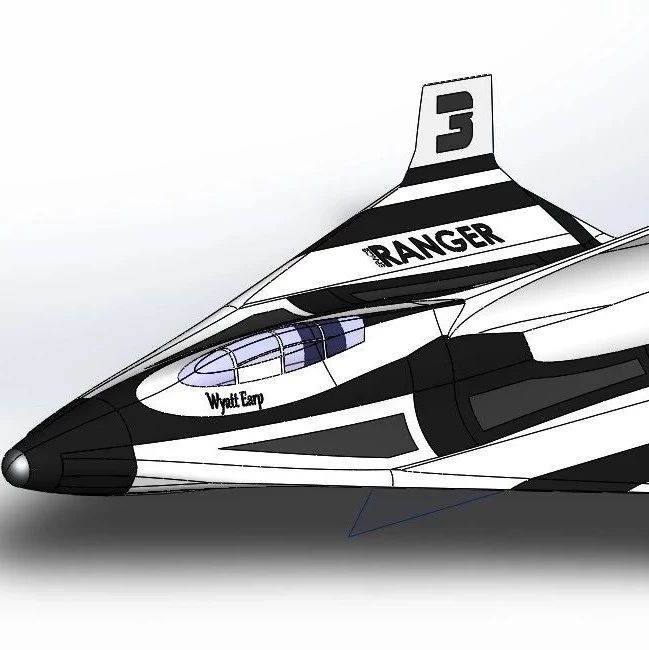 【飞行模型】Ranger科幻宇宙飞行器模型3D图纸 Solidworks设计