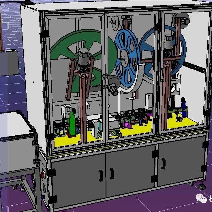 【非标数模】凸轮式FPC插针机3D数模图纸 STP格式