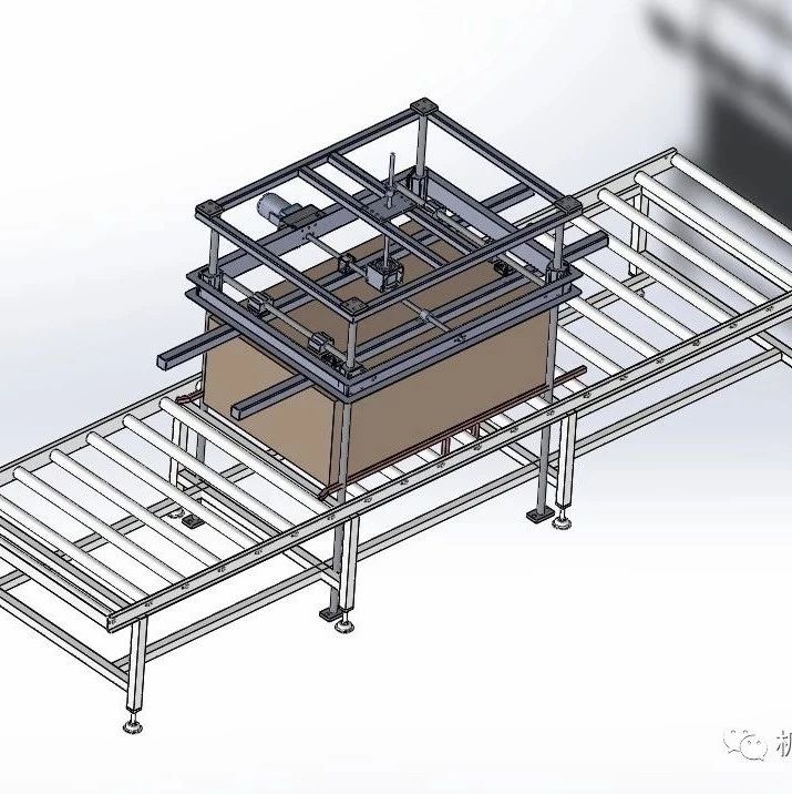 【非标数模】折纸箱机3D数模图纸 Solidworks设计