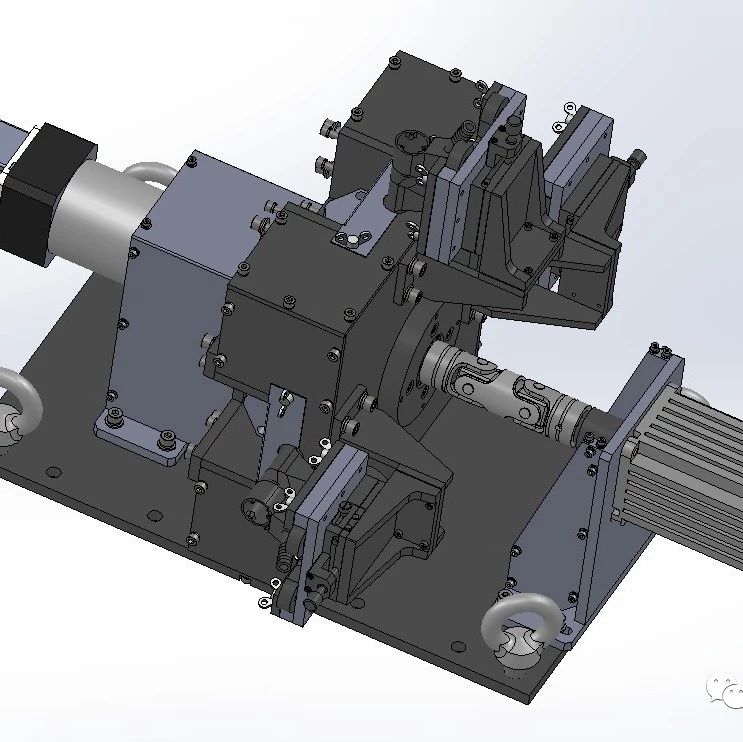 【非标数模】传感器检测机机构3D图纸 Solidworks设计