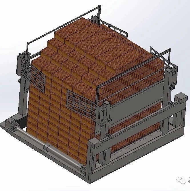 【非标数模】抱砖机设备3D数模图纸 Solidworks设计