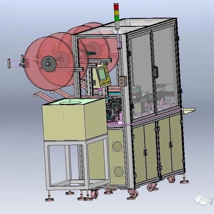 【非标数模】BU连接器插端子机3D数模图纸 Solidworks设计