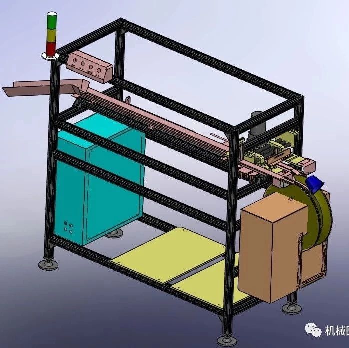 【非标数模】自动收杯机3D数模图纸 Solidworks设计