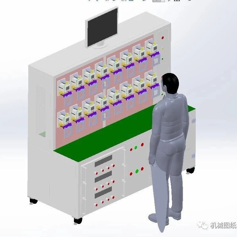 【非标数模】测表自动组装机3D数模图纸 Solidworks设计 附STEP