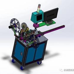 【非标数模】自动检测包装机3D数模图纸 Solidworks设计