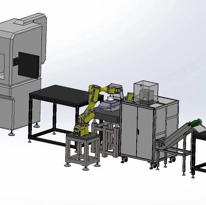 【非标数模】视觉检测系统3D数模图纸 Solidworks设计