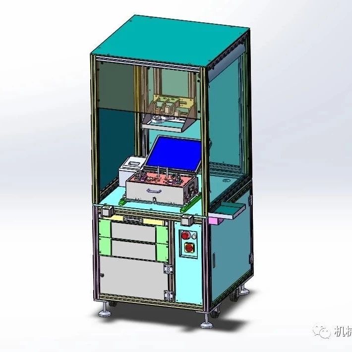 【非标数模】汽车音响检测设备3D数模图纸 Solidworks设计