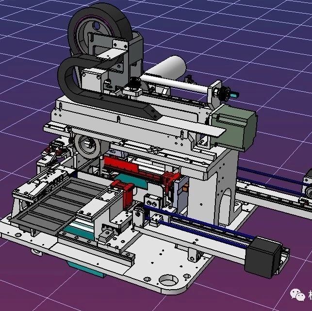 【非标数模】轻质打包带接带机3D数模图纸 STEP格式