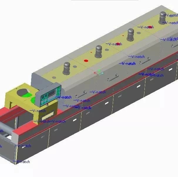 【工程机械】工业隧道炉3D模型图纸 CREO设计 附STP
