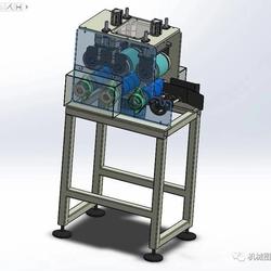 【非标数模】木线条送料机 柔性送料机3D数模图纸 Solidworks设计