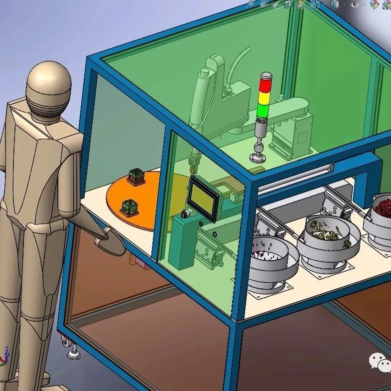 【非标数模】继电器组装3D数模图纸 Solidworks设计