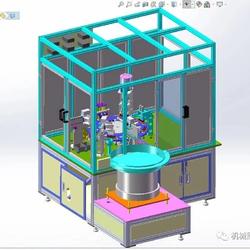 【非标数模】多工位压装检测装置3D图纸 Solidworks设计