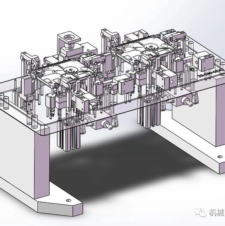 【工程机械】NC Fixture数控机床夹具3D数模图纸 Solidworks设计