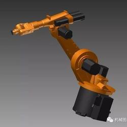 【机器人】kuka 库卡 kr6机器人外壳模型3D图纸 Inventor2015设计 stp格式