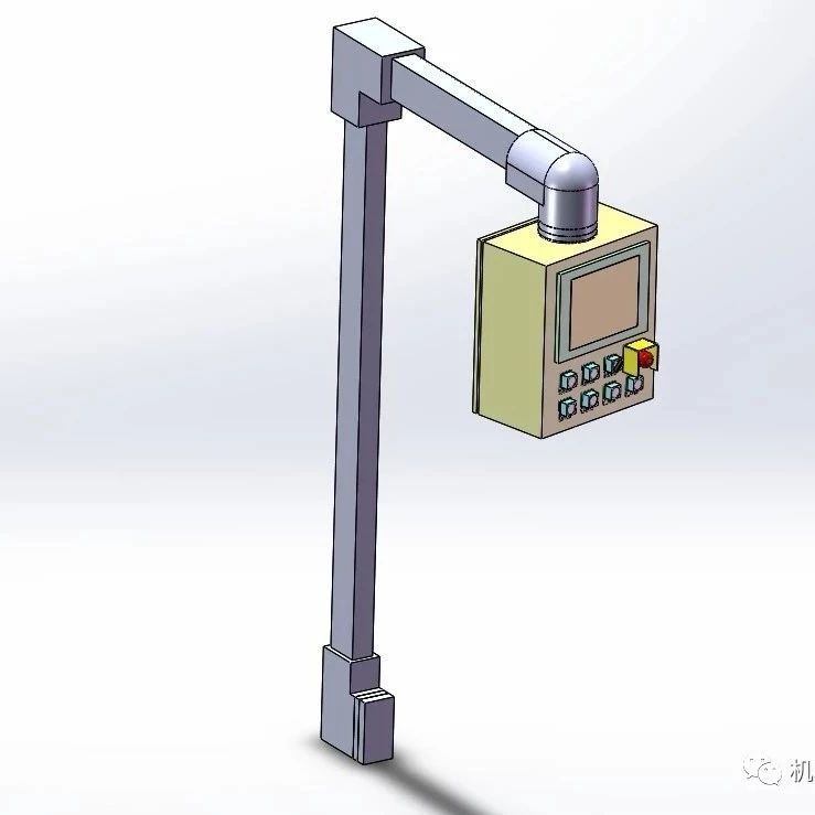 【工程机械】控制柜操作台钣金结构3D图纸 Solidworks设计