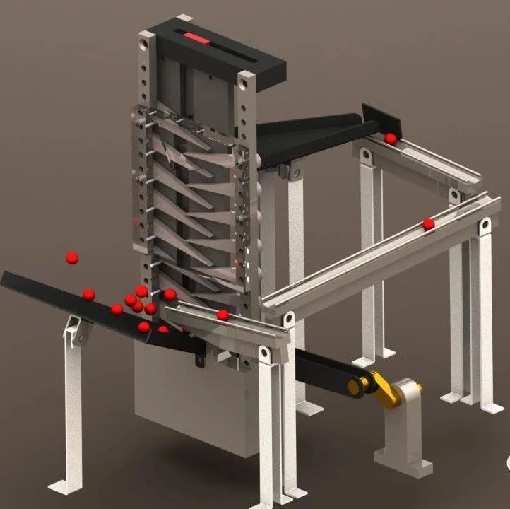 【工程机械】Marble Machine小球碰撞游戏机3D图纸 Solidworks设计