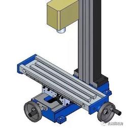 【工程机械】LMS 3990 Mill小型机床3D图纸 STP格式