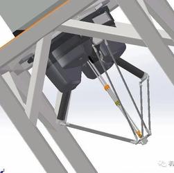 【机器人】ABB IRB360工业机器人3D图纸 stp格式 三角机械臂