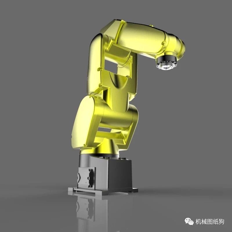 【机器人】发那科LR Mate 200iC多功能五轴机器人模型图纸 SolidWorks2014