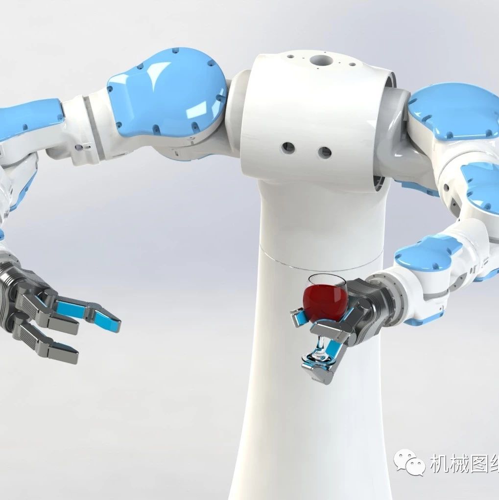 【机器人】钢铁厨师Motoman SDA10机器人设计图纸 STEP格式