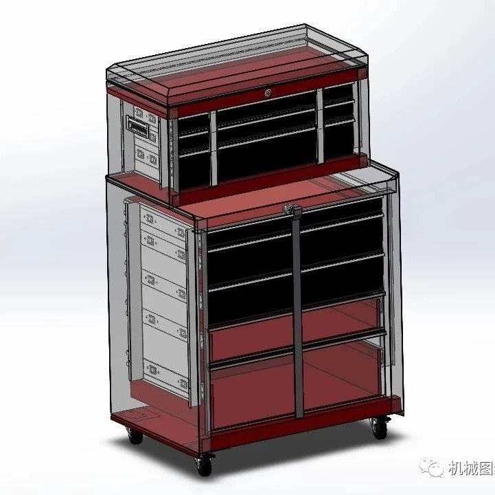 【工程机械】工具箱钣金结构3D图纸 Solidworks设计