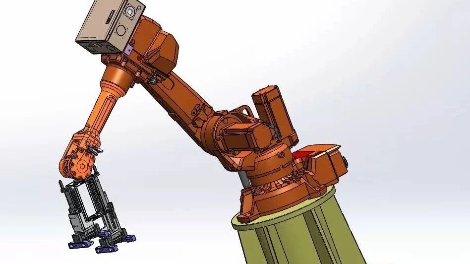 【机器人】大型机械手3D模型图纸 Solidworks设计