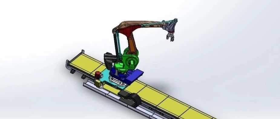 【机器人】ABB 760应用EOAT机械夹手3D模型图纸 Solidworks设计