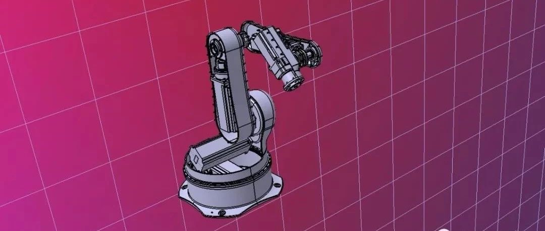 【机器人】5轴工业机器人3D模型图纸 STEP格式