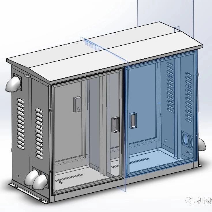 【工程机械】400KVA农网JP柜3D模型图纸 Solidworks设计