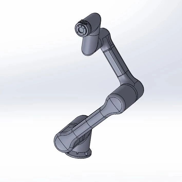 【机器人】简易HCR机械手外形3D模型图纸 Solidworks设计