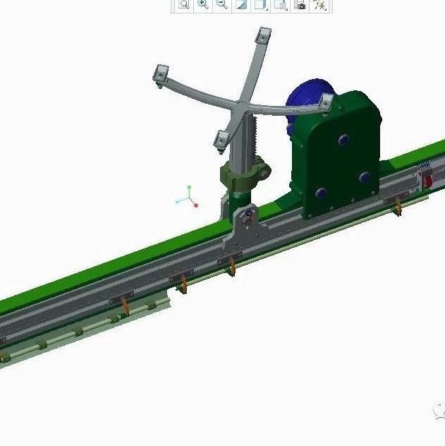 【工程机械】迷你输送机3D模型图纸 CREO设计 附STP格式