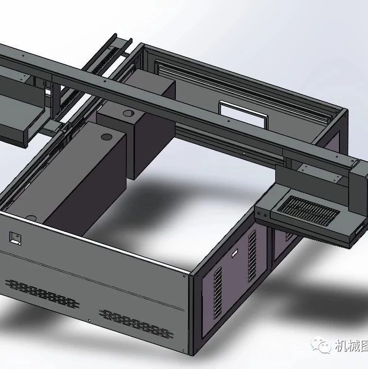 【工程机械】鼓风机钣金结构3D数模图纸 Solidworks设计